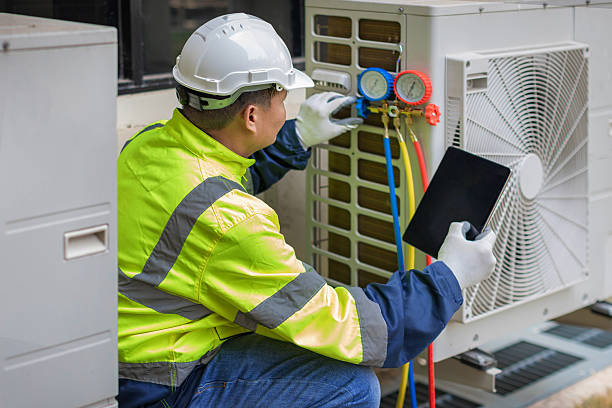 Professional Heat Pump Repair technician working in Cresson, PA